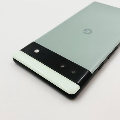 【全額返金保証】【最速発送】Google Pixel 6a 128GB Sage au GB17L 白ロム 動作確認済