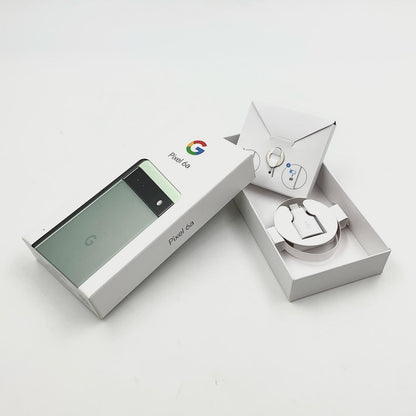【全額返金保証】【最速発送】Google Pixel 6a 128GB Sage au GB17L 白ロム 動作確認済