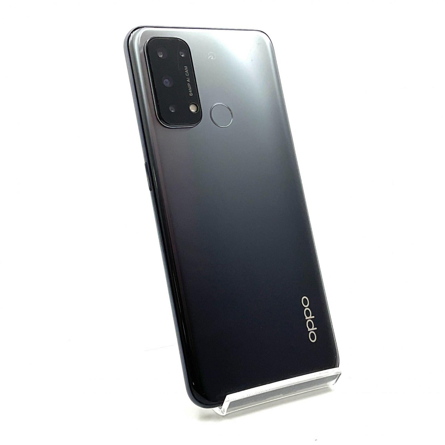 【全額返金保証】【最速発送】OPPO Reno 5 A 128GB シルバーブラック Softbank A103OP 白ロム 動作確認済