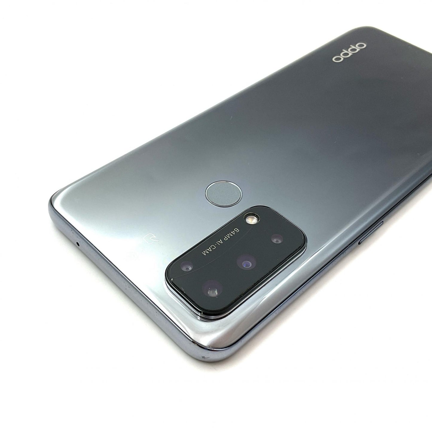 【全額返金保証】【最速発送】OPPO Reno 5 A 128GB シルバーブラック Softbank A103OP 白ロム 動作確認済