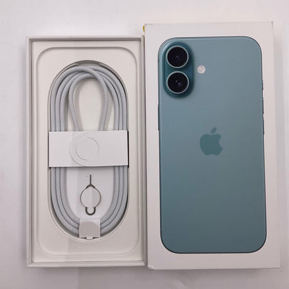 【全額返金保証】【最速発送】Apple iPhone iPhone 16 128GB ティール 楽天モバイル SIMフリー 白ロム 超美品 動作確認済 100%