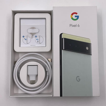 【全額返金保証】【最速発送】Google Pixel 6 256GB Sorta Seaform SIMフリー 白ロム 美品 動作確認済