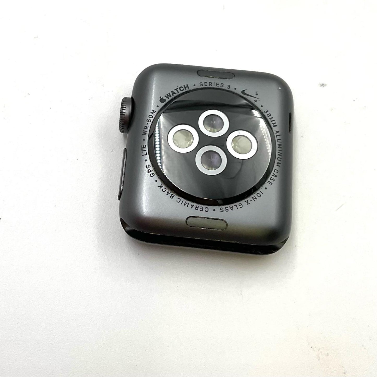 【全額返金保証】【最速発送】Apple Watch Nike+ Series 3 アルミニウム 38mm GPS+Cellular 白ロム 83% 動作確認済