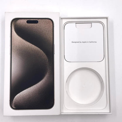 【全額返金保証】【最速発送】Apple iPhone iPhone 15 Pro Max 256GB ナチュラルチタニウム docomo SIMフリー 超美品 動作確認済 91%