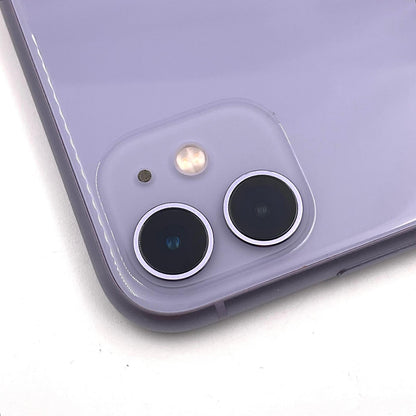 【全額返金保証】【最速発送】Apple iPhone iPhone 11 128GB パープル Softbank 白ロム 動作確認済 72%