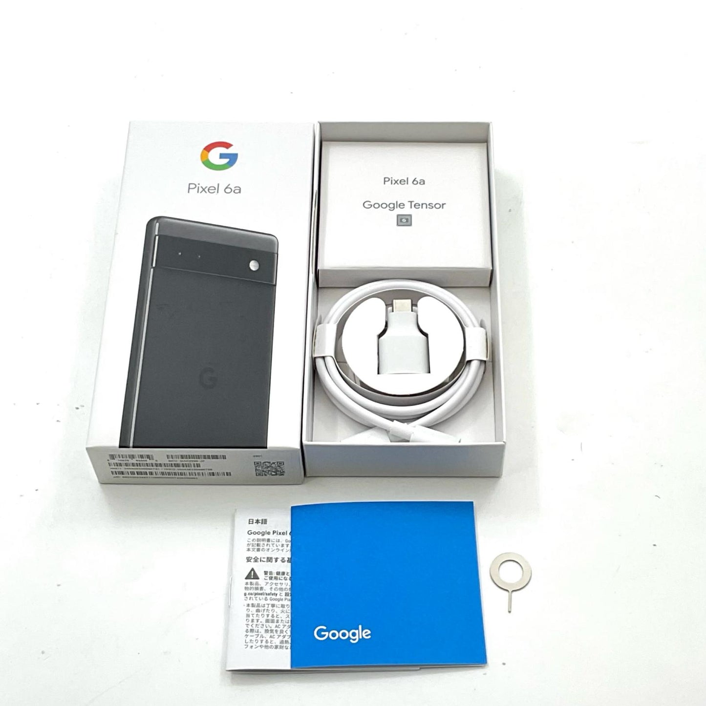 【全額返金保証】【最速発送】Google Pixel 6a 128GB Charcoal SIMフリー GB17L 白ロム 動作確認済