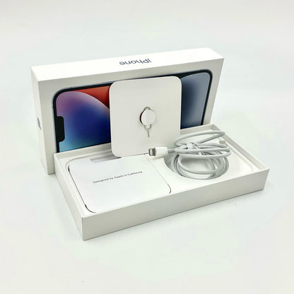 【全額返金保証】【最速発送】Apple iPhone iPhone 14 Plus 128GB ブルー SIMフリー 白ロム 動作確認済 84%