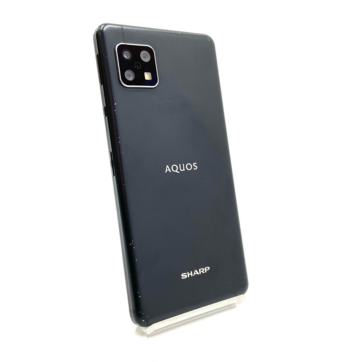 【最速発送】SHARP AQUOS sense5G 64GB ブラック 楽天モバイル SH-M17 白ロム【難有】