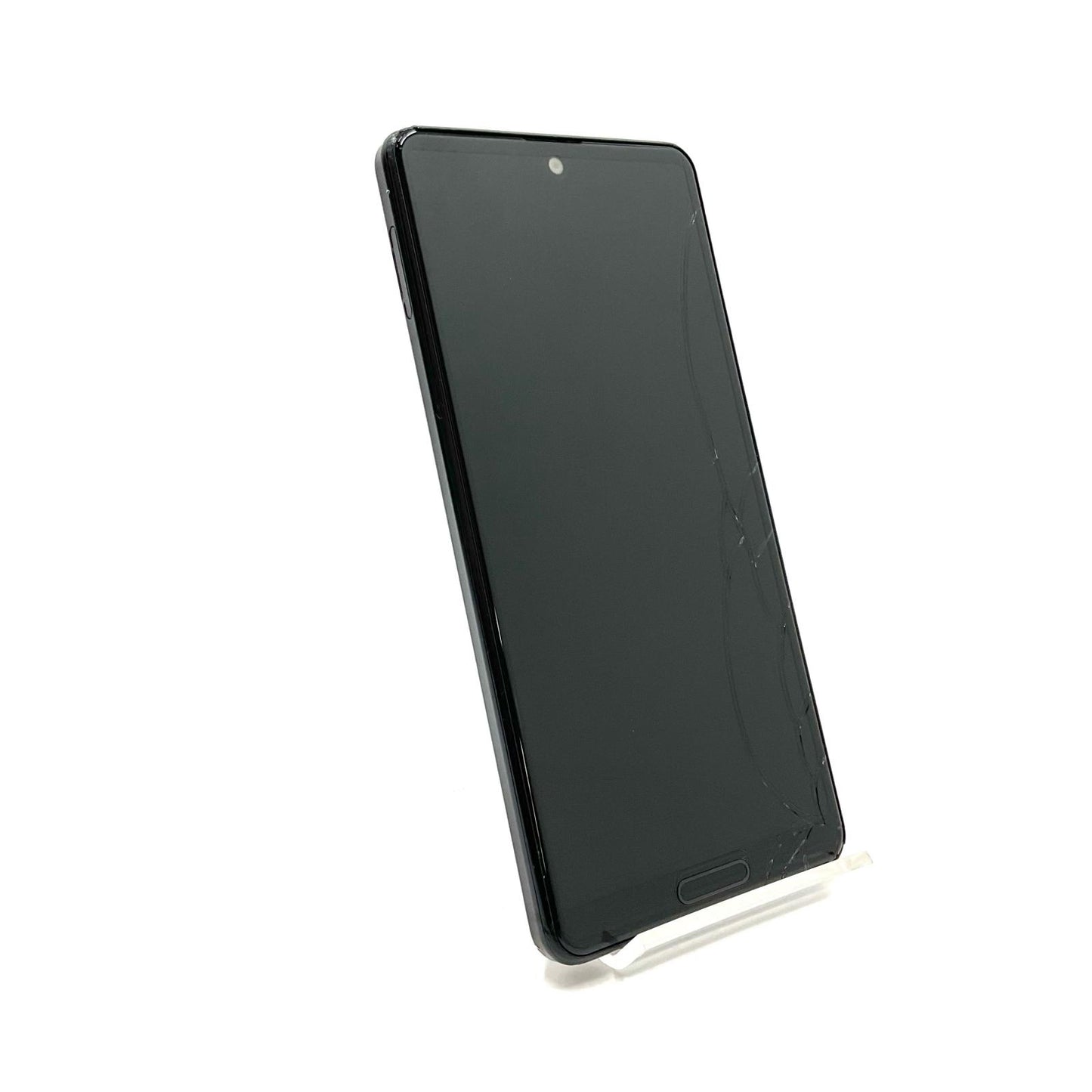 【最速発送】SHARP AQUOS sense5G 64GB ブラック 楽天モバイル SH-M17 白ロム【難有】