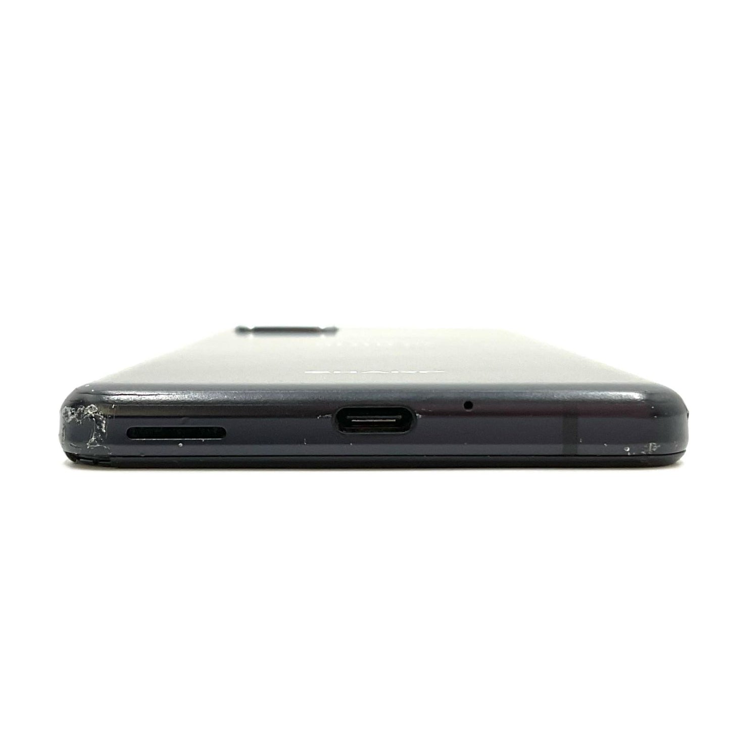 【最速発送】SHARP AQUOS sense5G 64GB ブラック 楽天モバイル SH-M17 白ロム【難有】