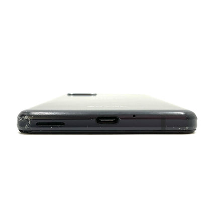 【最速発送】SHARP AQUOS sense5G 64GB ブラック 楽天モバイル SH-M17 白ロム【難有】
