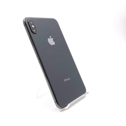 【全額返金保証】【最速発送】Apple iPhone iPhone XS Max 256GB スペースグレイ docomo SIMフリー 白ロム 動作確認済 80%