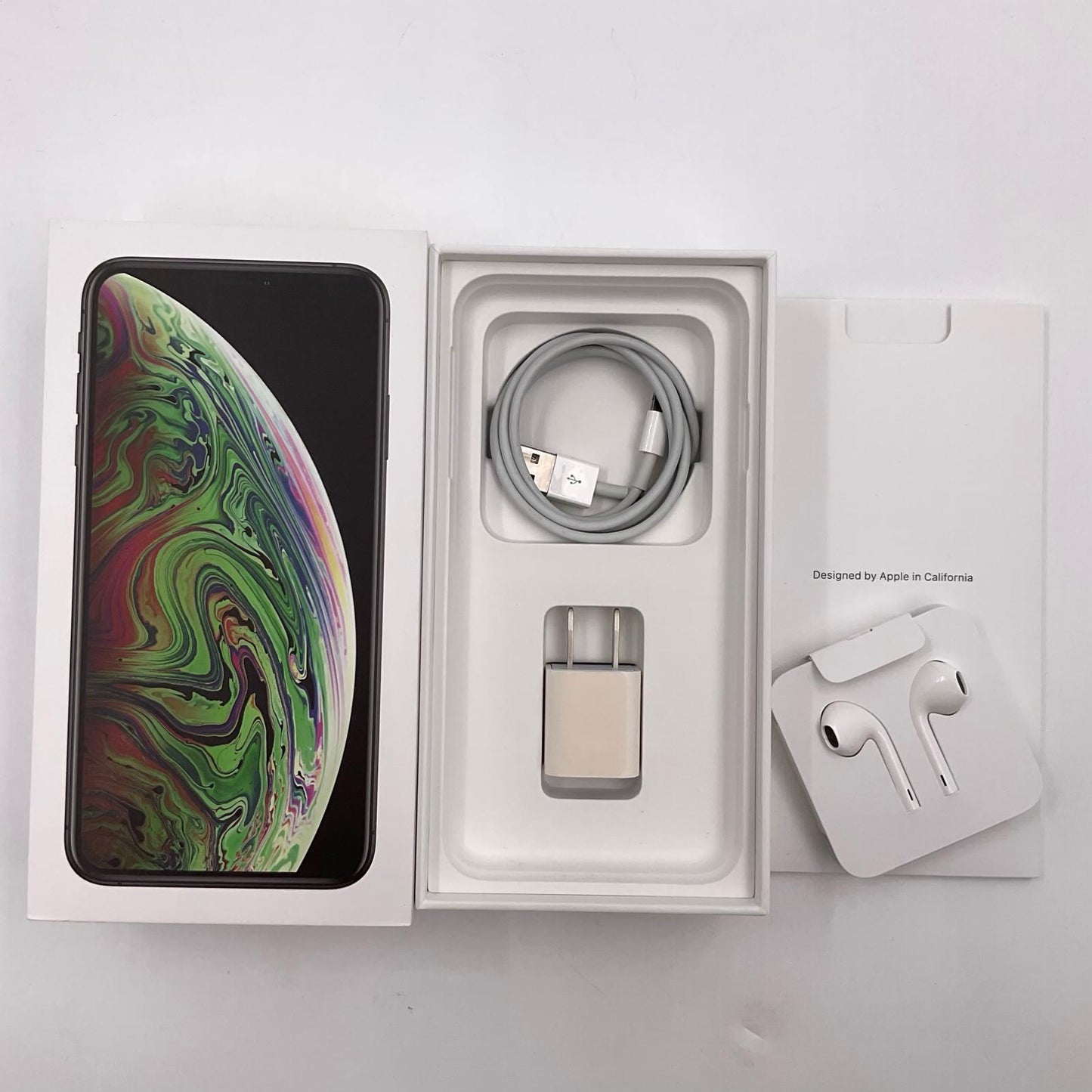 【全額返金保証】【最速発送】Apple iPhone iPhone XS Max 256GB スペースグレイ docomo SIMフリー 白ロム 動作確認済 80%
