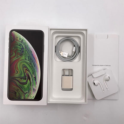 【全額返金保証】【最速発送】Apple iPhone iPhone XS Max 256GB スペースグレイ docomo SIMフリー 白ロム 動作確認済 80%
