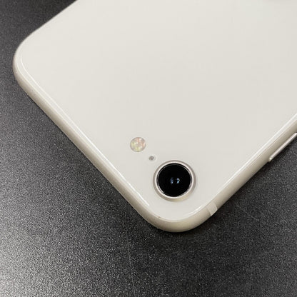 【全額返金保証】【最速発送】Apple iPhone iPhone SE（第3世代） 64GB スターライト Softbank SIMフリー 動作確認済 95%