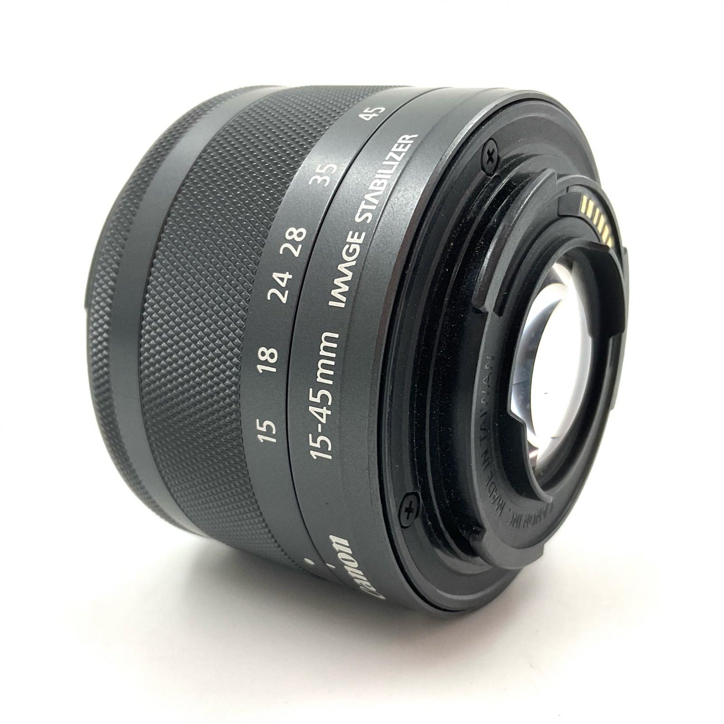 【全額返金保証】【最速発送】Canon EF-M15-45mm F3.5-6.3 IS STM [グラファイト] 動作確認済