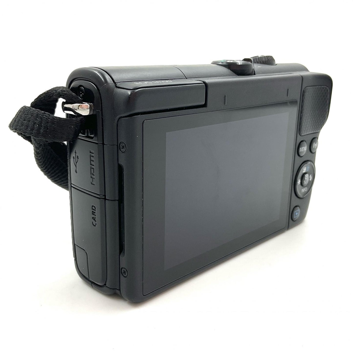 【全額返金保証】【最速発送】Canon デジタル一眼 EOS M100 ボディ [ブラック] ブラック 動作確認済