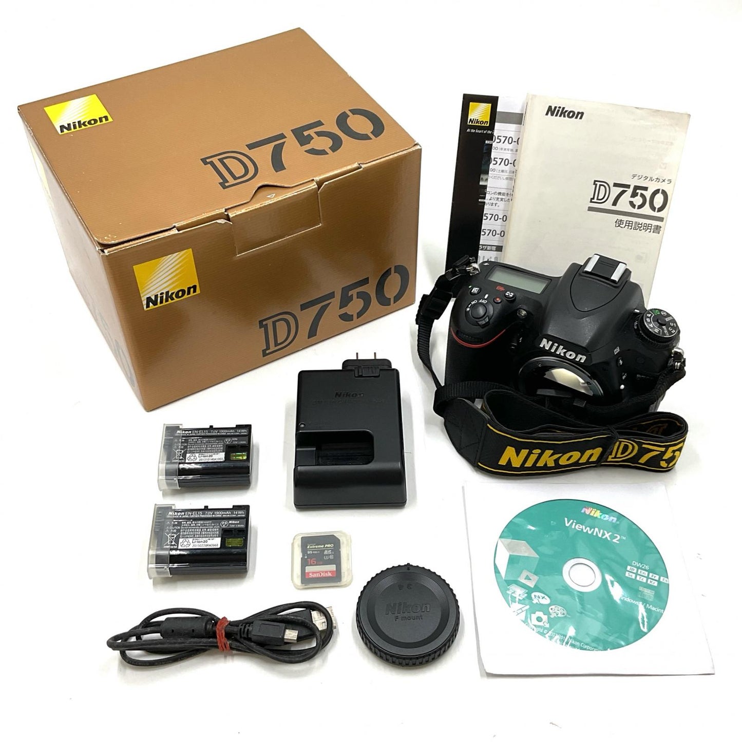 【全額返金保証】【最速発送】Nikon デジタル一眼 D750 ボディ 動作確認済