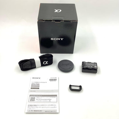 【全額返金保証】【最速発送】Sony デジタル一眼 α6700 ILCE-6700 ブラック 美品 動作確認済