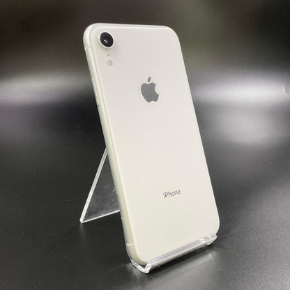 【全額返金保証】【最速発送】Apple iPhone iPhone XR 128GB ホワイト SIMフリー 白ロム 動作確認済 79%