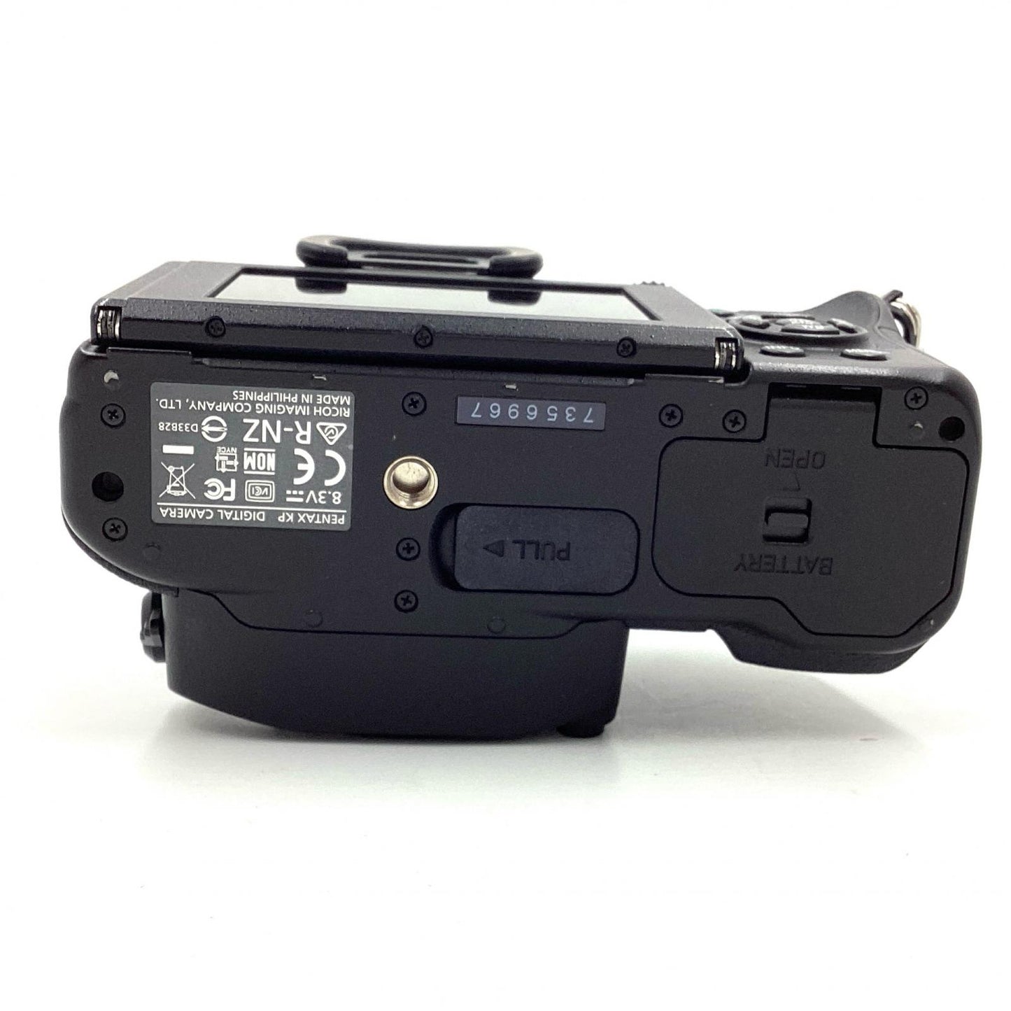 【全額返金保証】【最速発送】RICOH デジタル一眼 PENTAX KP ボディ ブラック 美品 動作確認済