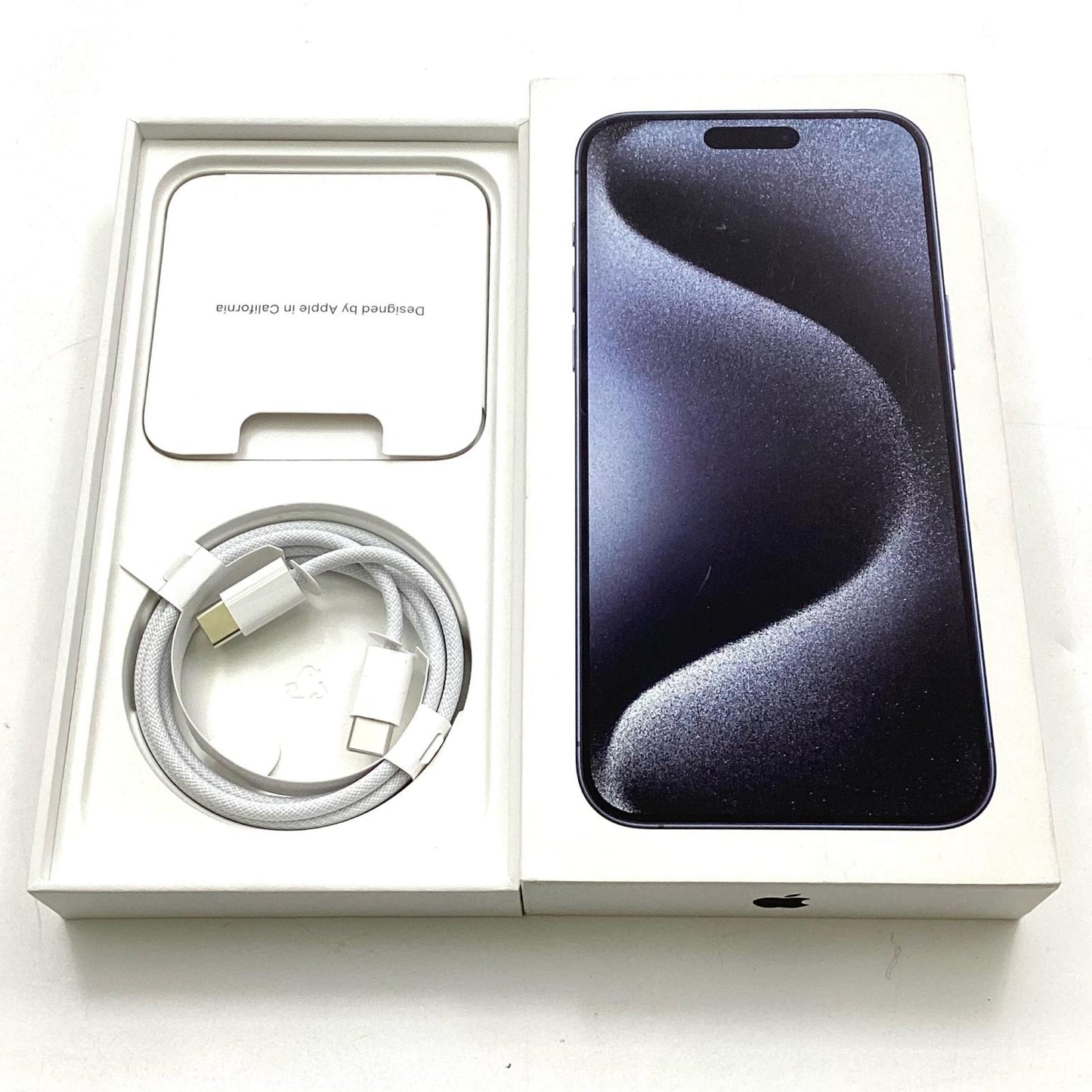 【全額返金保証】【最速発送】Apple iPhone iPhone Pro Max 15 Pro Max 256GB ブルーチタニウム SIMフリー 白ロム 動作確認済 86%