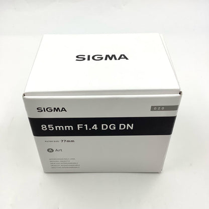 【全額返金保証】【最速発送】SIGMA 85mm F1.4 DG DN [ソニーE用] 新品未開封 即納OK