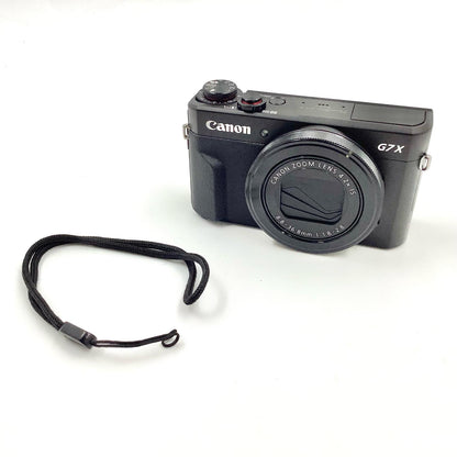 【全額返金保証】【最速発送】Canon コンパクトデジタルカメラ PowerShot G7 X Mark II 超美品 動作確認済