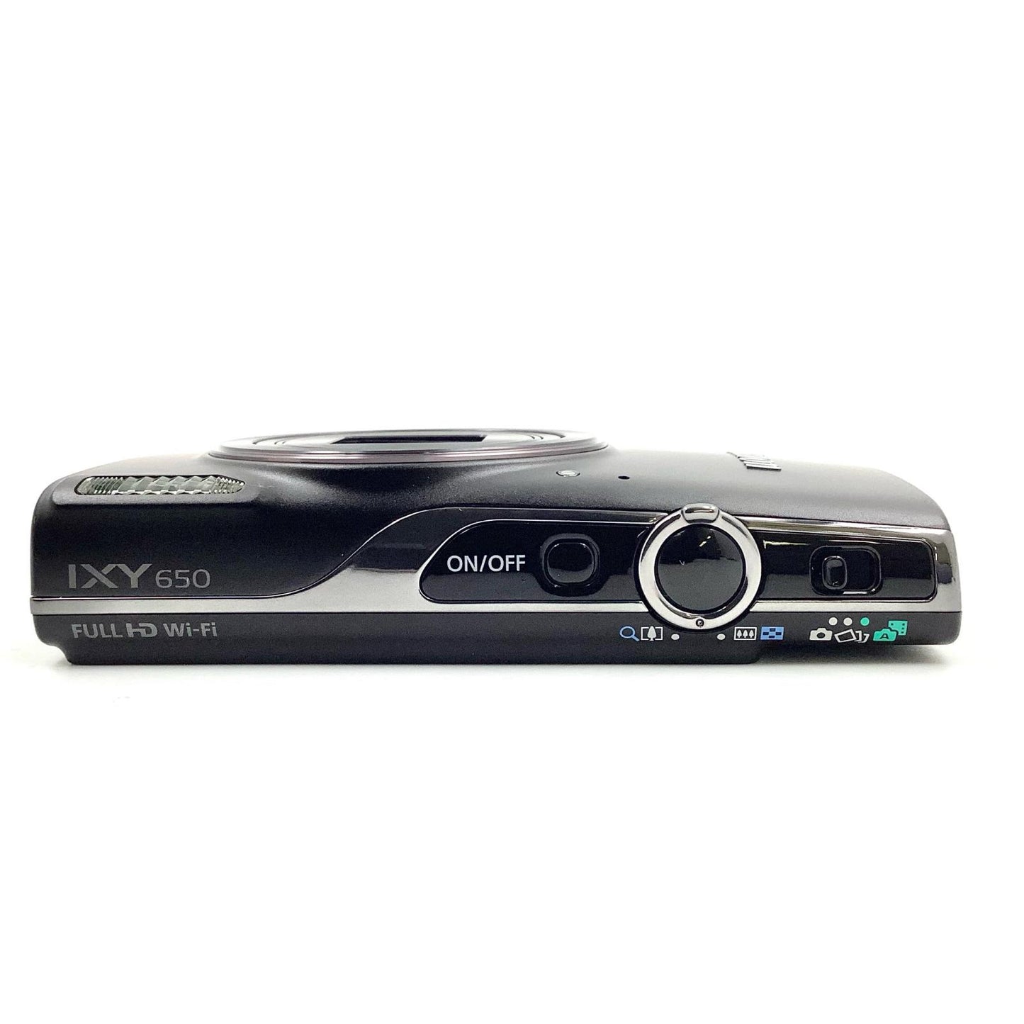 【全額返金保証】【最速発送】Canon コンパクトデジタルカメラ IXY 650 [ブラック] 超美品 動作確認済