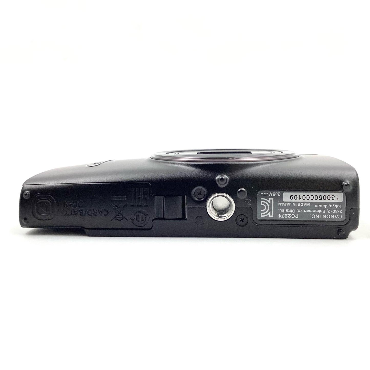 【全額返金保証】【最速発送】Canon コンパクトデジタルカメラ IXY 650 [ブラック] 超美品 動作確認済