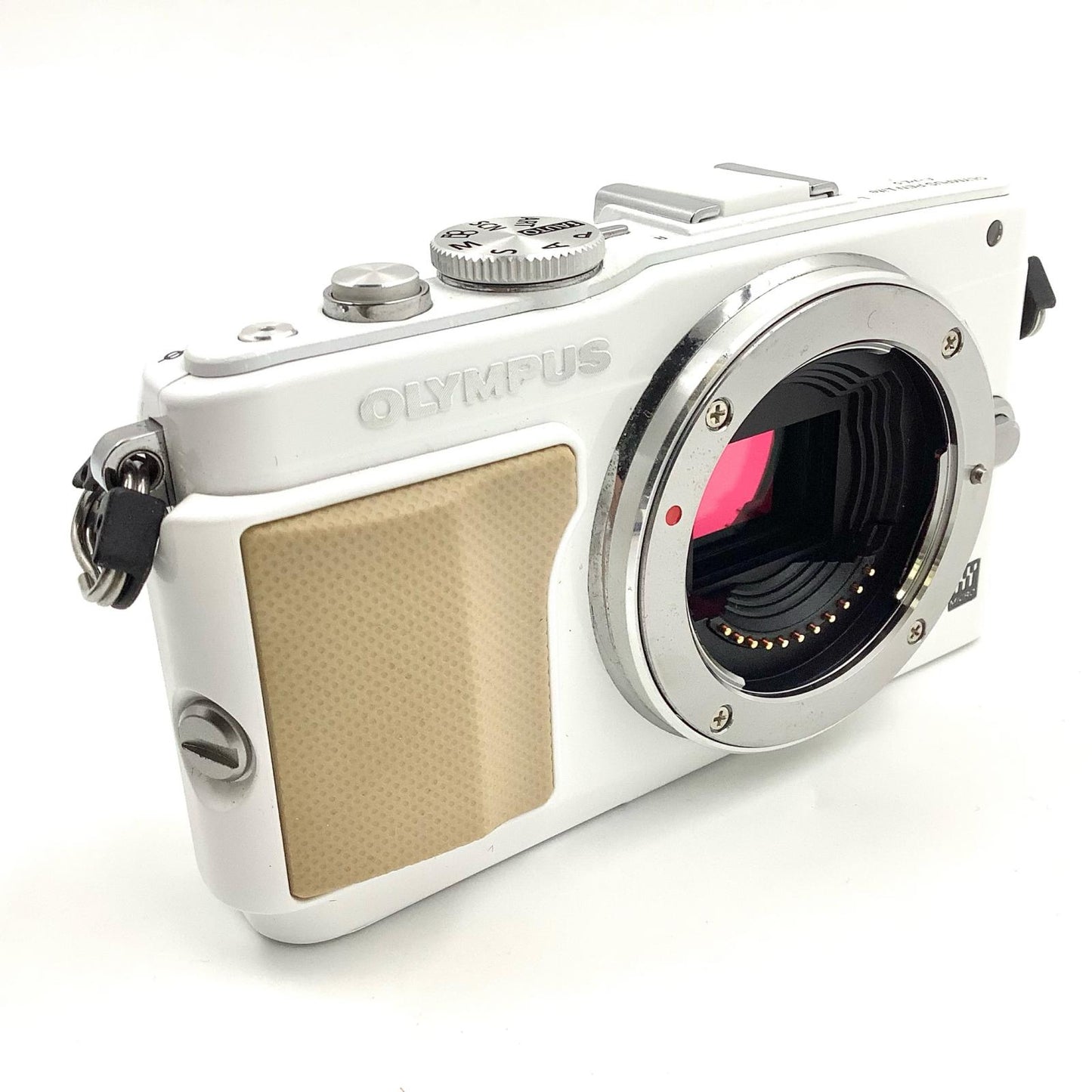 【全額返金保証】【最速発送】OLYMPUS デジタル一眼 OLYMPUS PEN Lite E-PL5 ボディ ホワイト 動作確認済