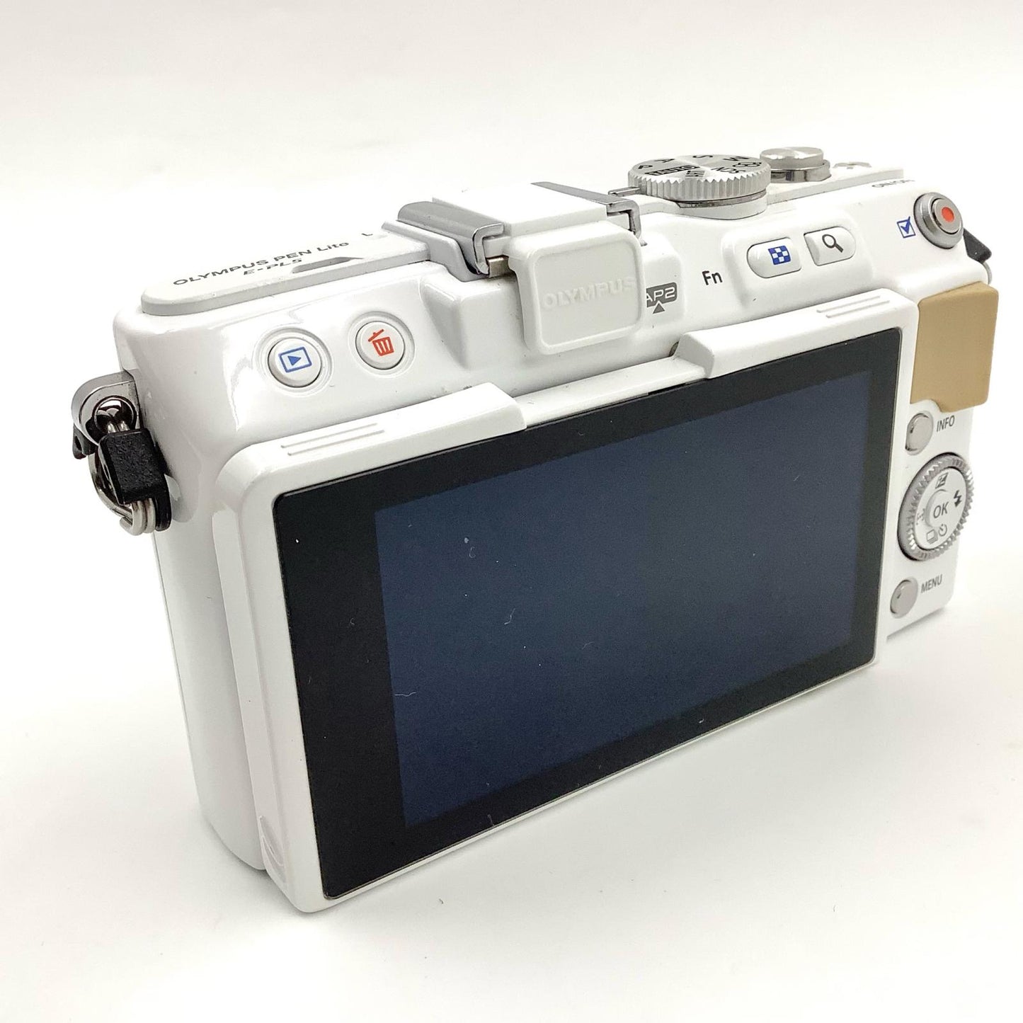 【全額返金保証】【最速発送】OLYMPUS デジタル一眼 OLYMPUS PEN Lite E-PL5 ボディ ホワイト 動作確認済