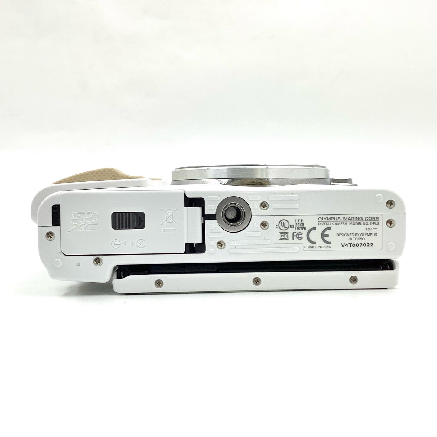 【全額返金保証】【最速発送】OLYMPUS デジタル一眼 OLYMPUS PEN Lite E-PL5 ボディ ホワイト 動作確認済