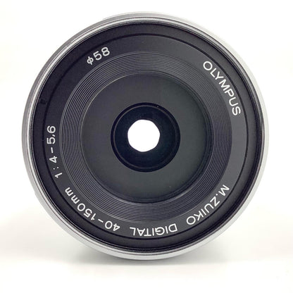 【全額返金保証】【最速発送】OLYMPUS M.ZUIKO DIGITAL ED 40-150mm F4.0-5.6 R [シルバー] 動作確認済