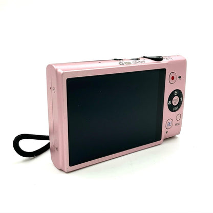 【全額返金保証】【最速発送】Canon コンパクトデジタルカメラ IXY 220F [ピンク] 美品 動作確認済