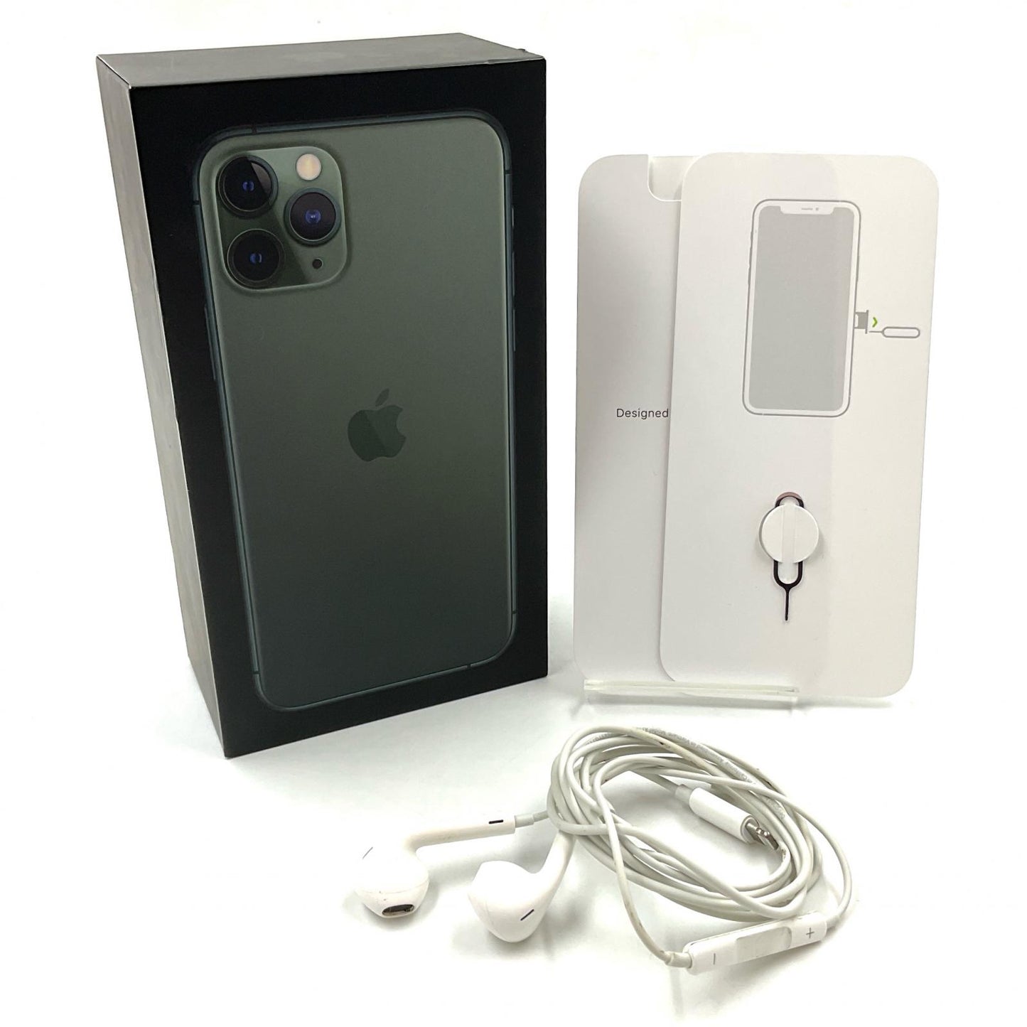 【全額返金保証】【最速発送】Apple iPhone iPhone 11 Pro 256GB ミッドナイトグリーン SIMフリー 白ロム 動作確認済 95%