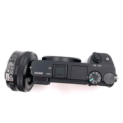 【全額返金保証】【最速発送】Sony デジタル一眼 α6300 ILCE-6300L パワーズームレンズキット ブラック 動作確認済