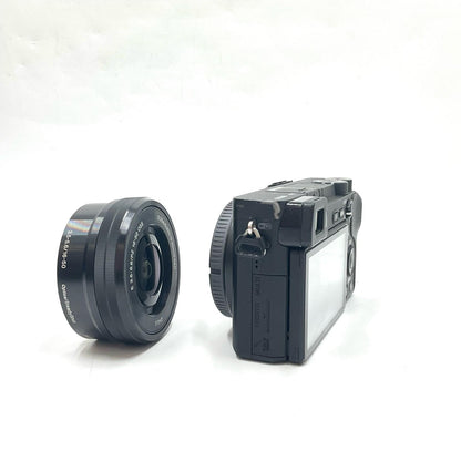 【全額返金保証】【最速発送】Sony デジタル一眼 α6300 ILCE-6300L パワーズームレンズキット ブラック 動作確認済