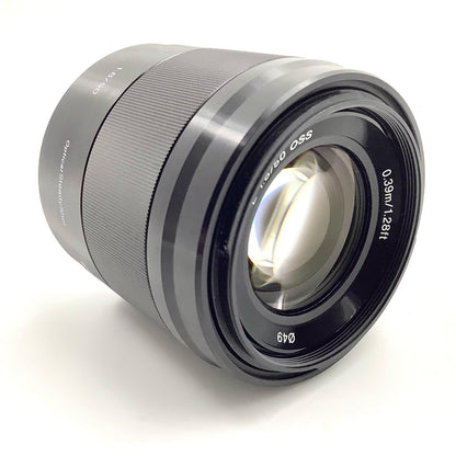 【全額返金保証】【最速発送】Sony E 50mm F1.8 OSS SEL50F18 ブラック 美品 動作確認済