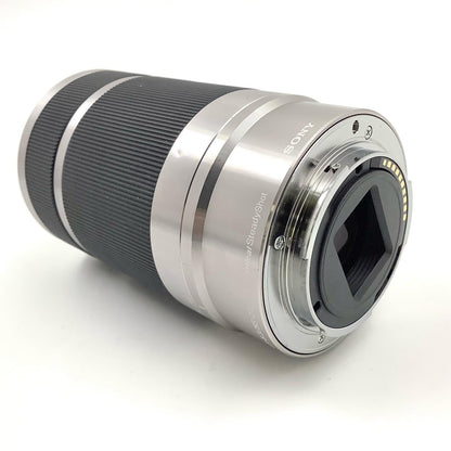 【全額返金保証】【最速発送】Sony E 55-210mm F4.5-6.3 OSS SEL55210 シルバー 動作確認済