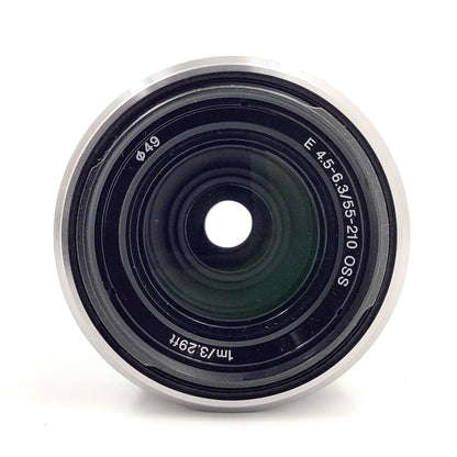 【全額返金保証】【最速発送】Sony E 55-210mm F4.5-6.3 OSS SEL55210 シルバー 動作確認済