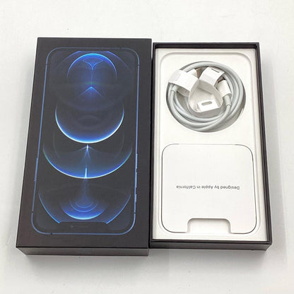 【全額返金保証】【最速発送】Apple iPhone iPhone 12 Pro 256GB パシフィックブルー Softbank SIMフリー 白ロム 美品 動作確認済 87%