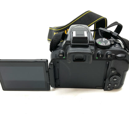 【全額返金保証】【最速発送】Nikon デジタル一眼 D5300 AF-P 18-55 VR キット ブラック 動作確認済