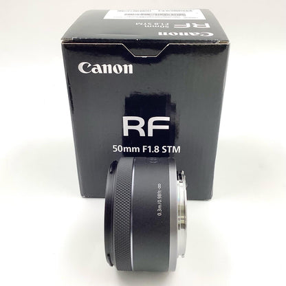 【全額返金保証】【最速発送】Canon RF50mm F1.8 STM ブラック 超美品 動作確認済