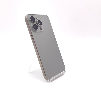 【全額返金保証】【最速発送】Apple iPhone iPhone 15 Pro Max 256GB ナチュラルチタニウム SIMフリー 白ロム 美品 動作確認済 90%