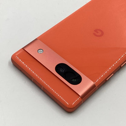 【全額返金保証】【最速発送】Google Pixel 7a 128GB Coral SIMフリー G82U8 白ロム 超美品 動作確認済