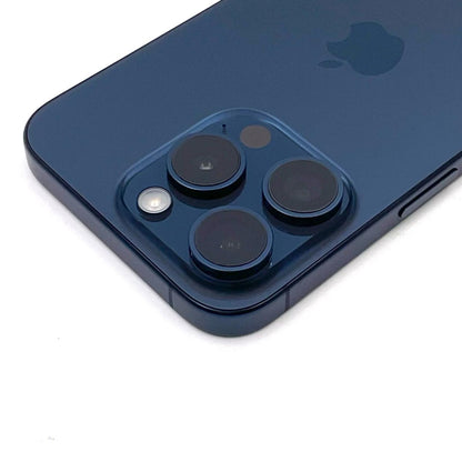 【全額返金保証】【最速発送】Apple iPhone iPhone 15 Pro 256GB ブルーチタニウム SIMフリー 白ロム 動作確認済 86%