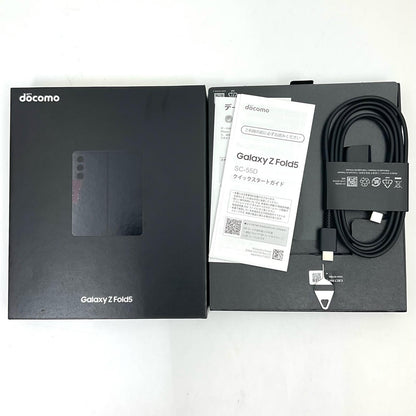 【全額返金保証】【最速発送】SAMSUNG Galaxy Galaxy Z Fold5 SC docomo版 256GB ファントムブラック docomo SIMフリー SC-55Ｄ 動作確認済