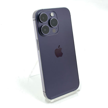 【全額返金保証】【最速発送】Apple iPhone iPhone 14 Pro 256GB ディープパープル SIMフリー 白ロム 動作確認済 96%