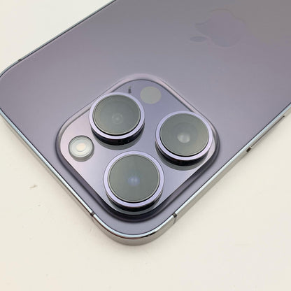 【全額返金保証】【最速発送】Apple iPhone iPhone 14 Pro 256GB ディープパープル SIMフリー 白ロム 動作確認済 96%